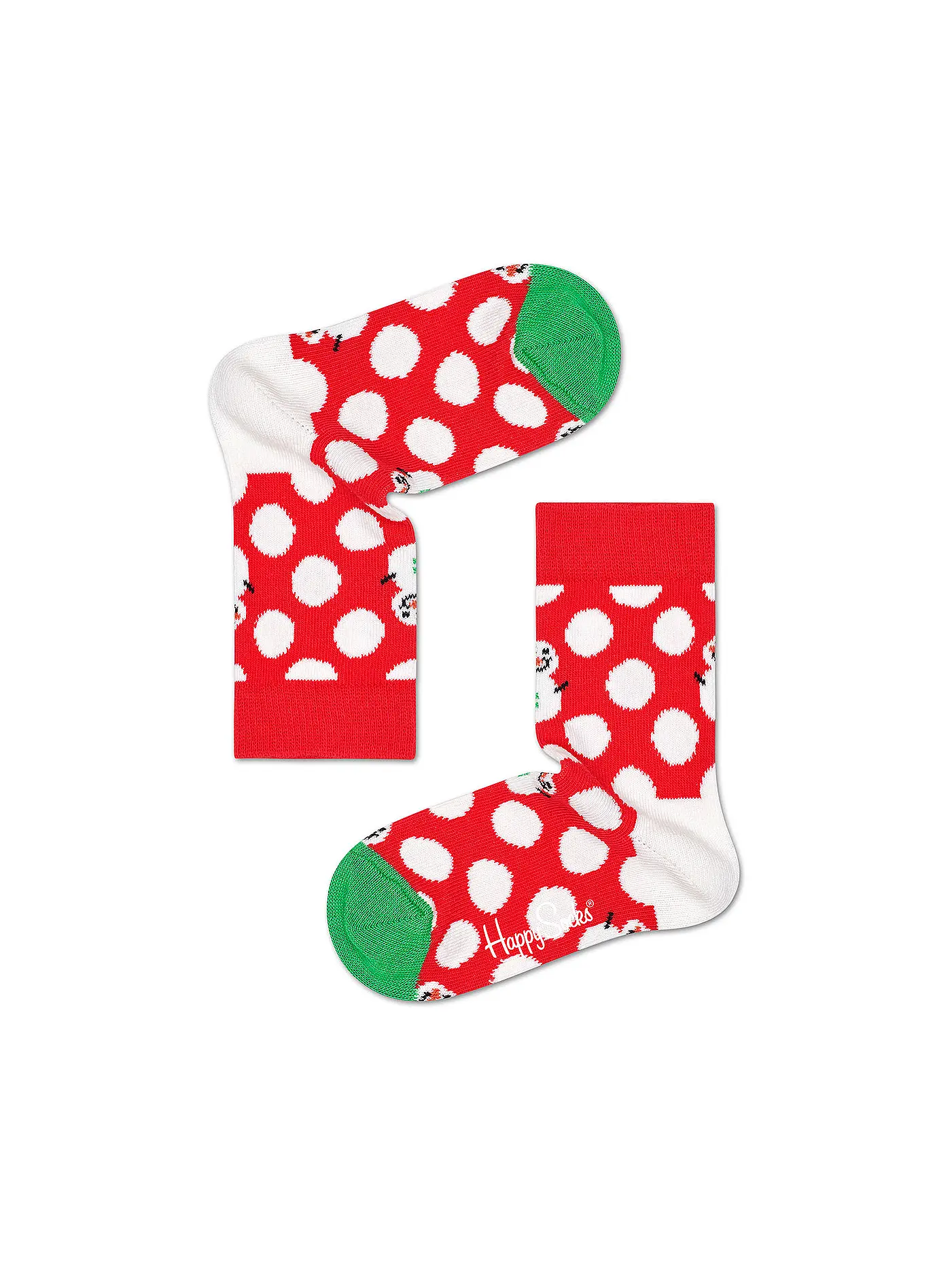 HAPPY SOCKS | Kinder Socken SNOWMAN medium red | 